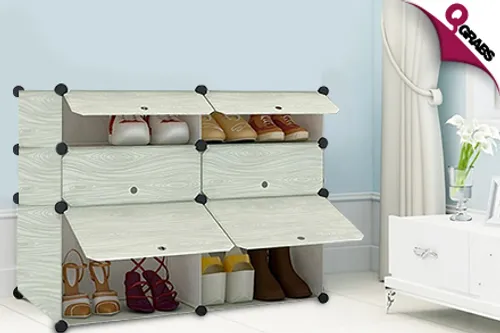 From QR119 Keep Everything Sorted with a Set of 6 Stackable & Attachable DIY Organizer Boxes! (Up to QR378 Value)